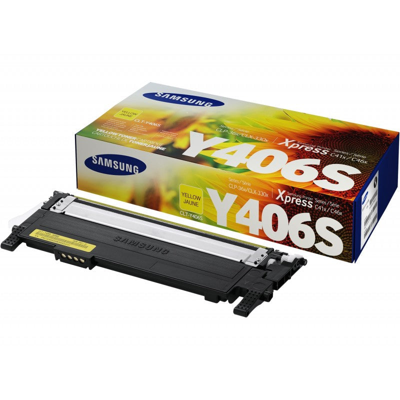 GENUINE  SAMSUNG CLT-Y406S TONER CARTRIDGE