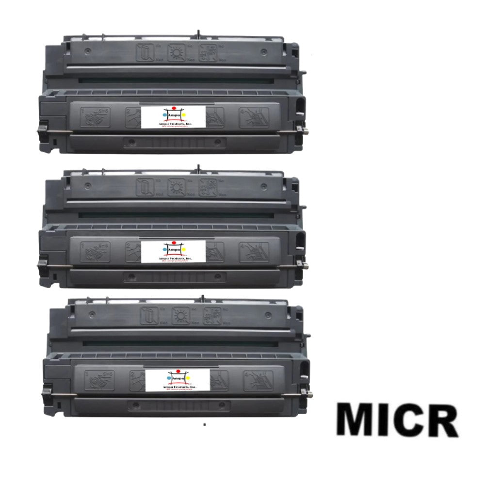 Ampuproducts Compatible Toner Cartridge Replacement For HP C3903A (03A) Black (4K YLD) 3-Pack (W/Micr)