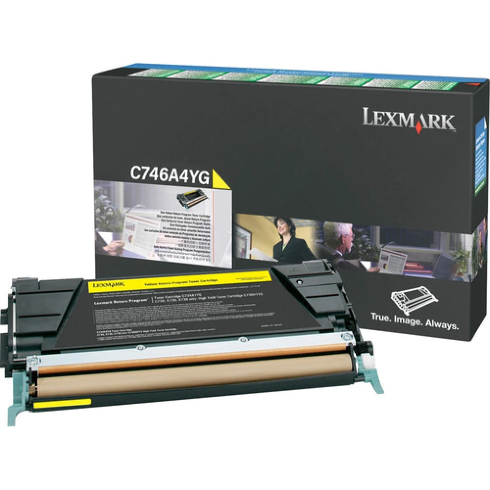 GENUINE LEXMARK C746A4YG (YELLOW) TONER