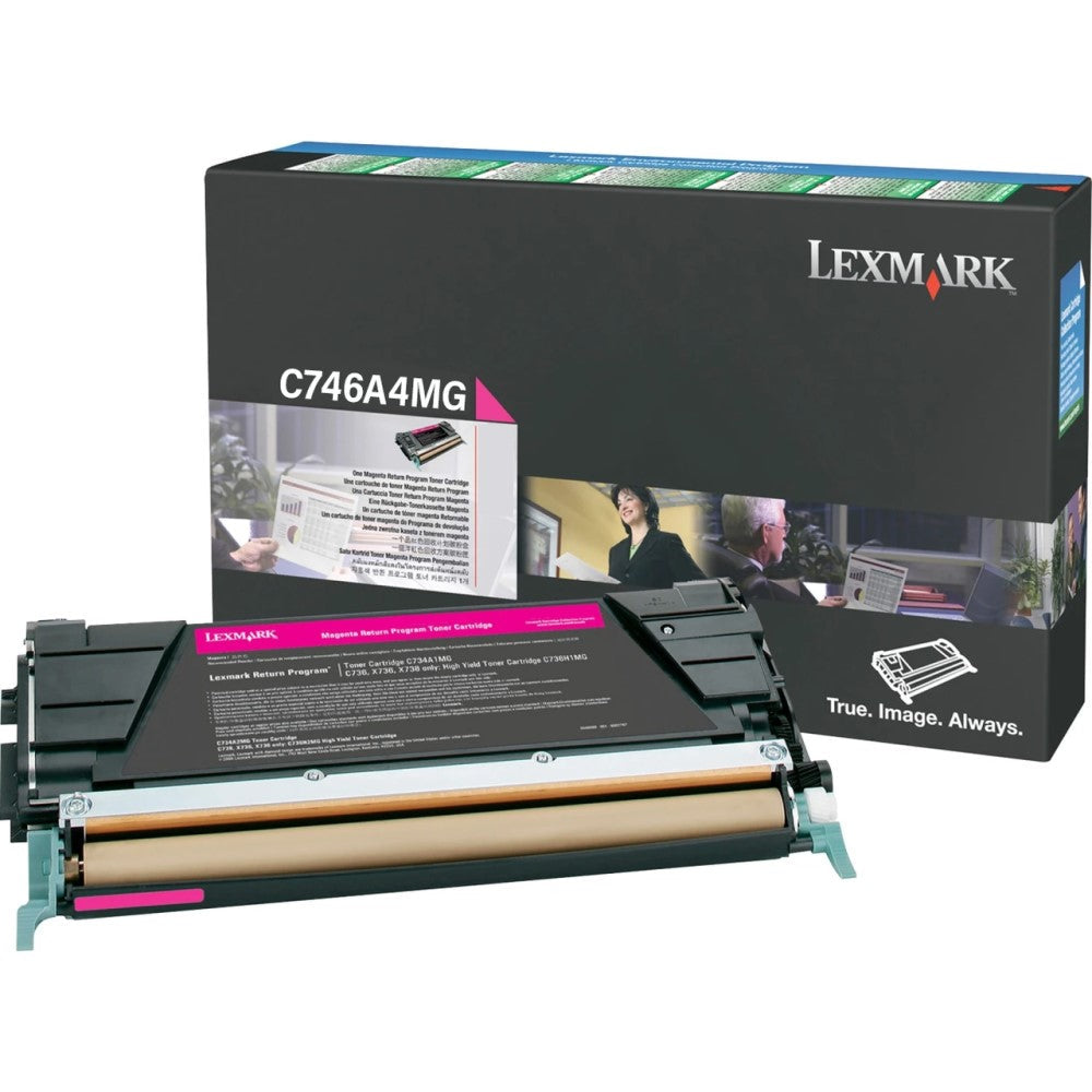 GENUINE LEXMARK C746A4MG (MAGENTA) TONER