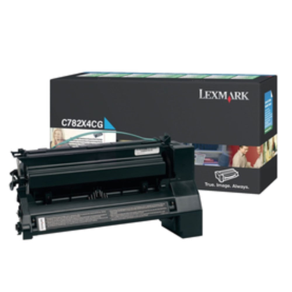 GENUINE LEXMARK C782X4CG (CYAN) TONER