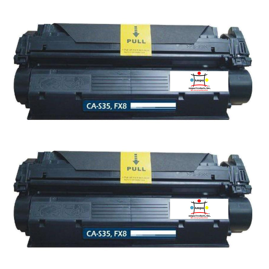 Compatible Toner Cartridge Replacement For Canon 7833A001AA (S35) Black (3.5K YLD) 2-Pack