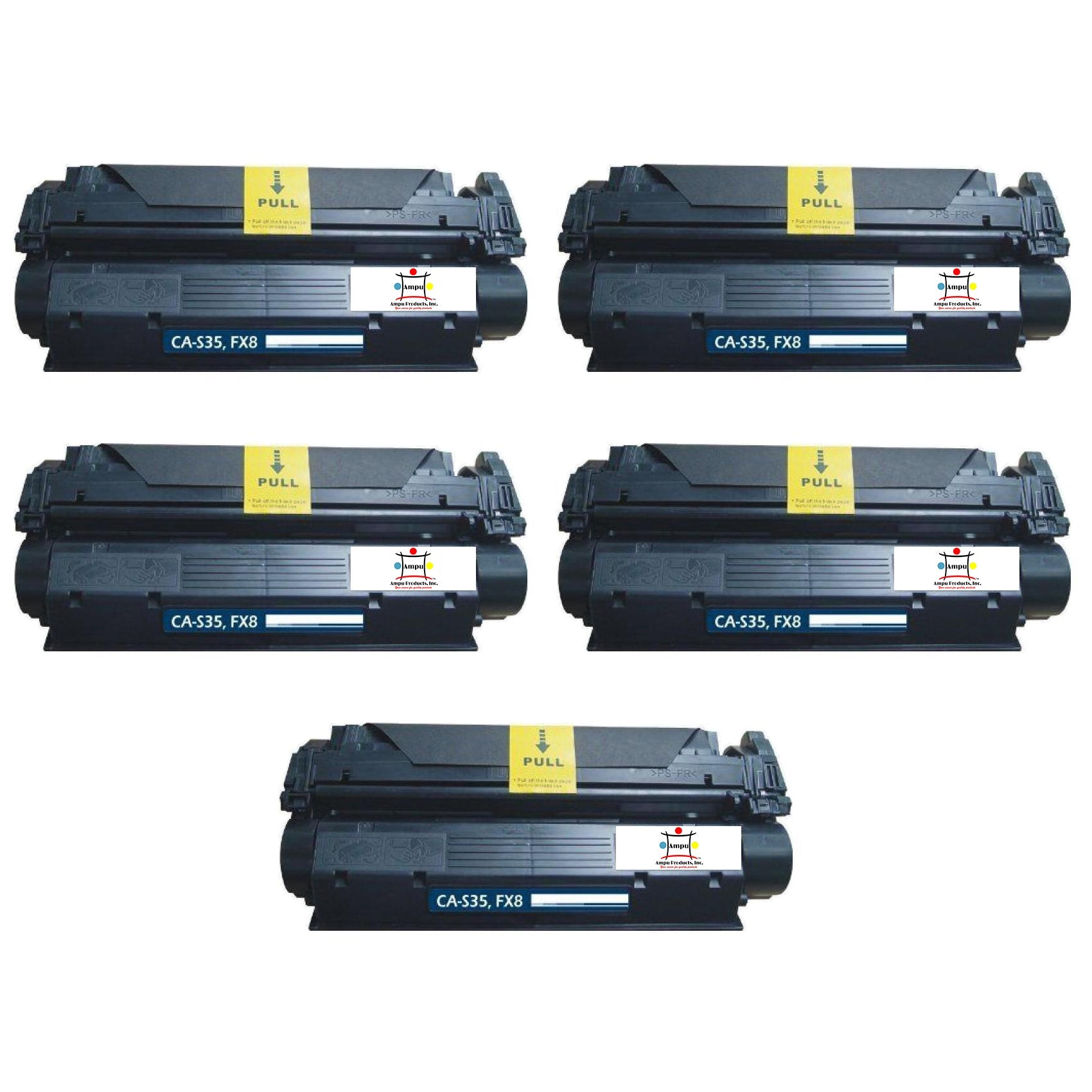 Compatible Toner Cartridge Replacement For Canon 7833A001AA (S35) Black (3.5K YLD) 5-Pack