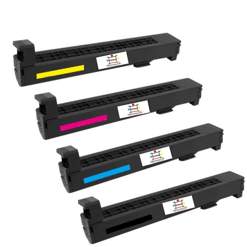 Ampuproducts Compatible Toner Cartridge Replacement for HP CB380A, CB381A, CB382A, CB383A (824A) Black, Cyan, Yellow, Magenta (4-Pack)
