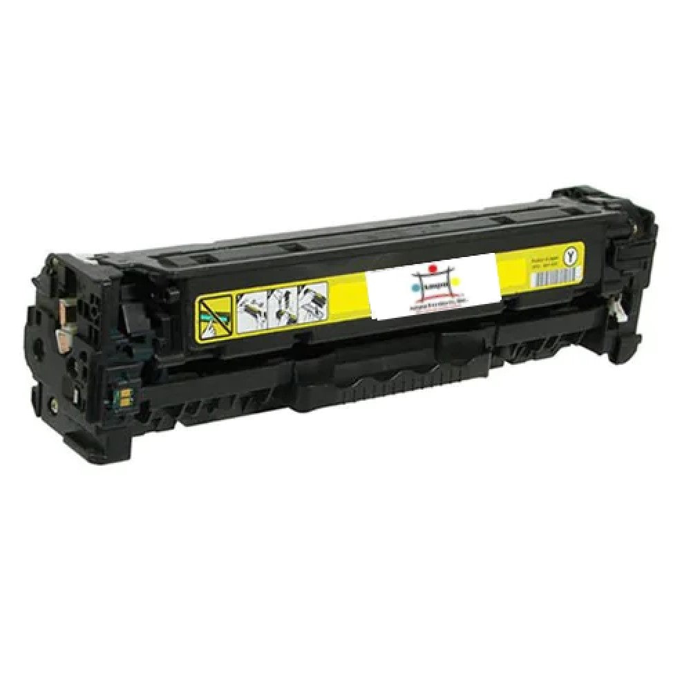 Ampuproducts Compatible Toner Cartridge Replacement For HP CB542A (125A) Yellow (1.4K YLD)
