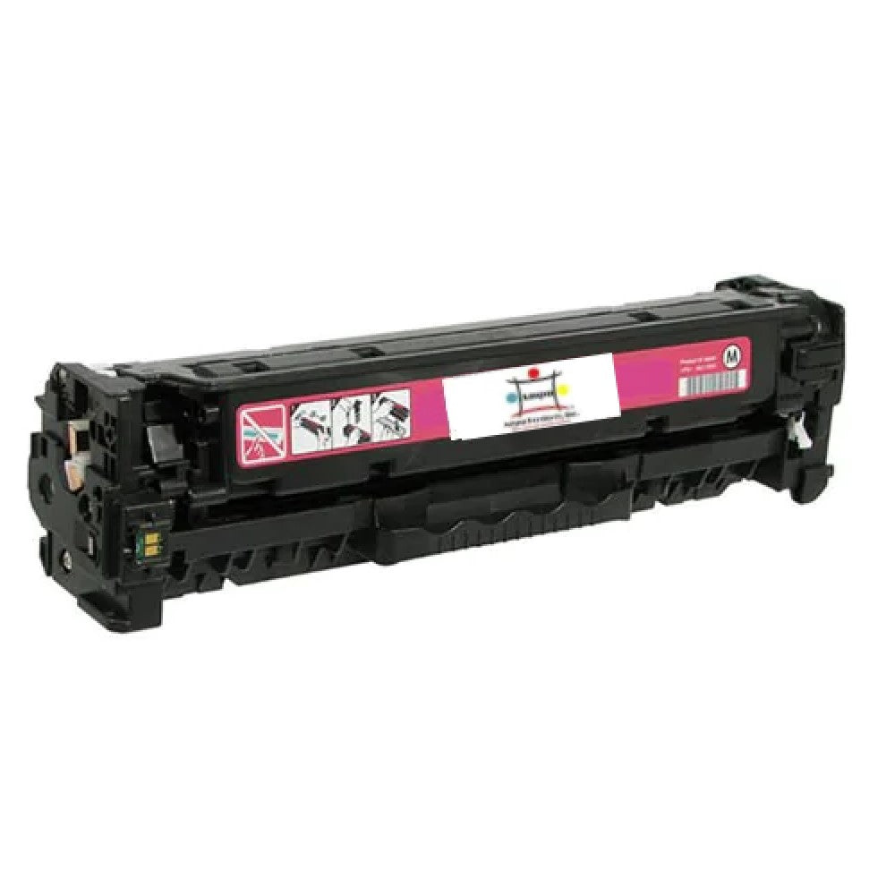 Ampuproducts Compatible Toner Cartridge Replacement For HP CB543A (125A) Magenta (1.4K YLD)