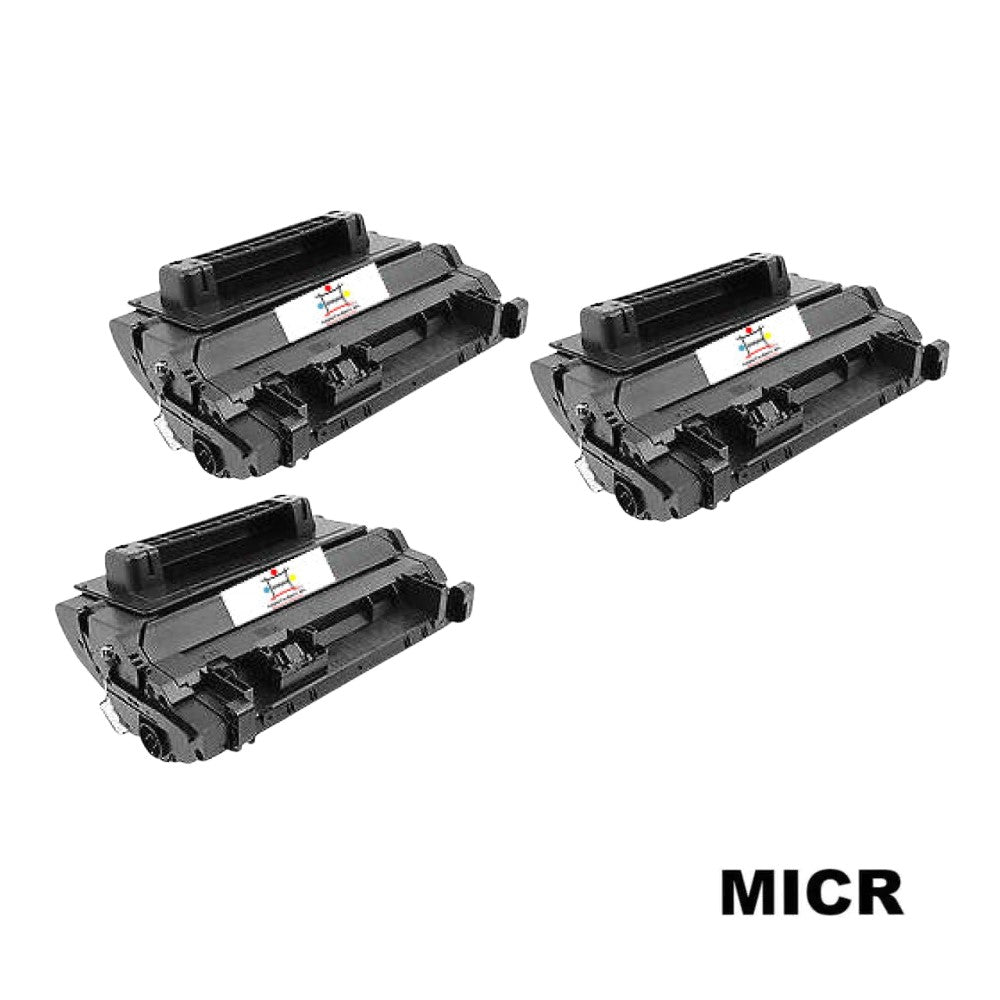 Ampuproducts Compatible Toner Cartridge Replacement for HP CC364A (64A) Black (10K YLD) W/MICR (3-Pack)