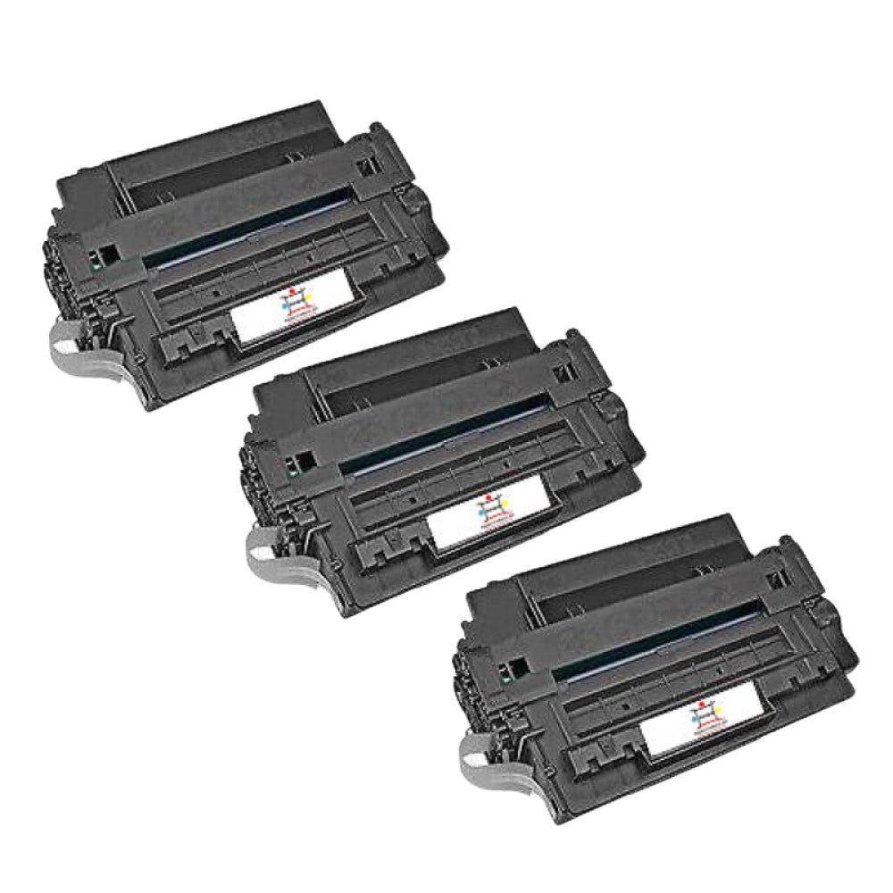 Ampuproducts Compatible Toner Cartridge Replacement for HP CE255A (55A) Black (6K YLD) 3-Pack