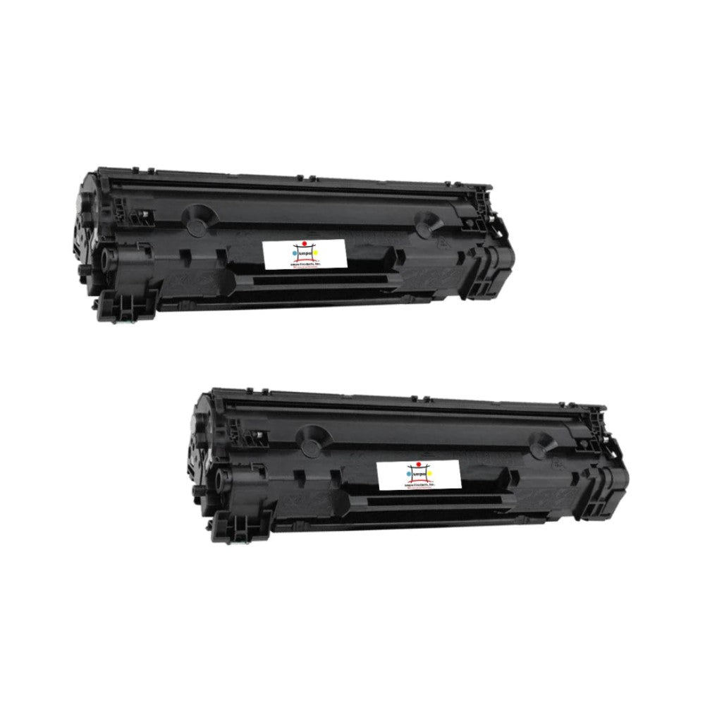 Ampuproducts Compatible Toner Cartridge Replacement for HP CE278AJ (78A) Black (3.1K YLD) 2-Pack (Jumbo)
