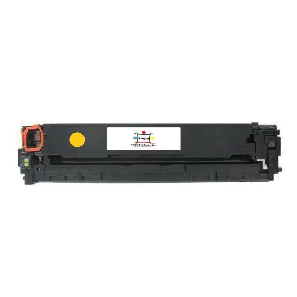 Ampuproducts Compatible Toner Cartridge Replacement for HP CE322A (128A) Yellow (1.3K YLD)