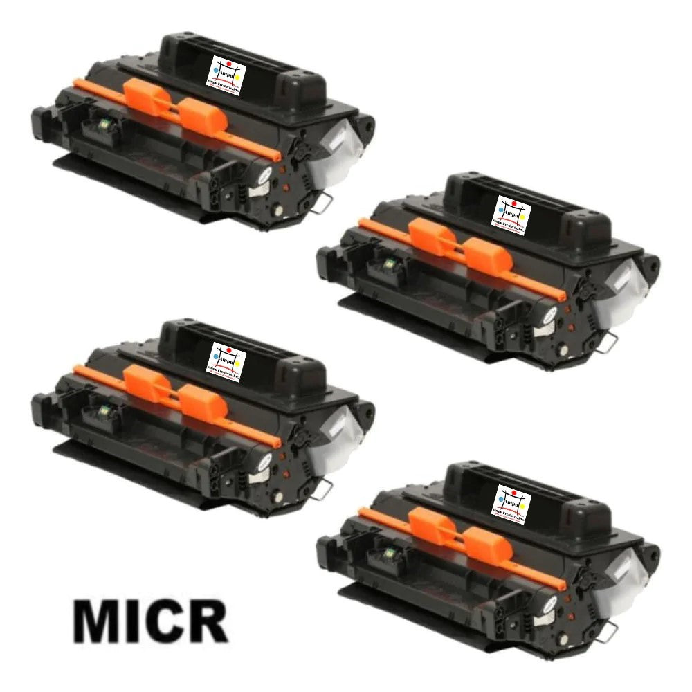 Ampuproducts Compatible Toner Cartridge Replacement for HP CE390A (90A) Black (10K YLD) W/MICR (4-Pack)