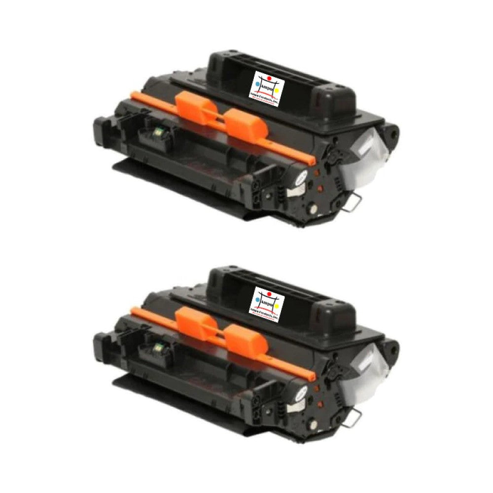 Ampuproducts Compatible Toner Cartridge Replacement For HP CE390A (90A) Black (18K YLD) Jumbo (2-Pack)