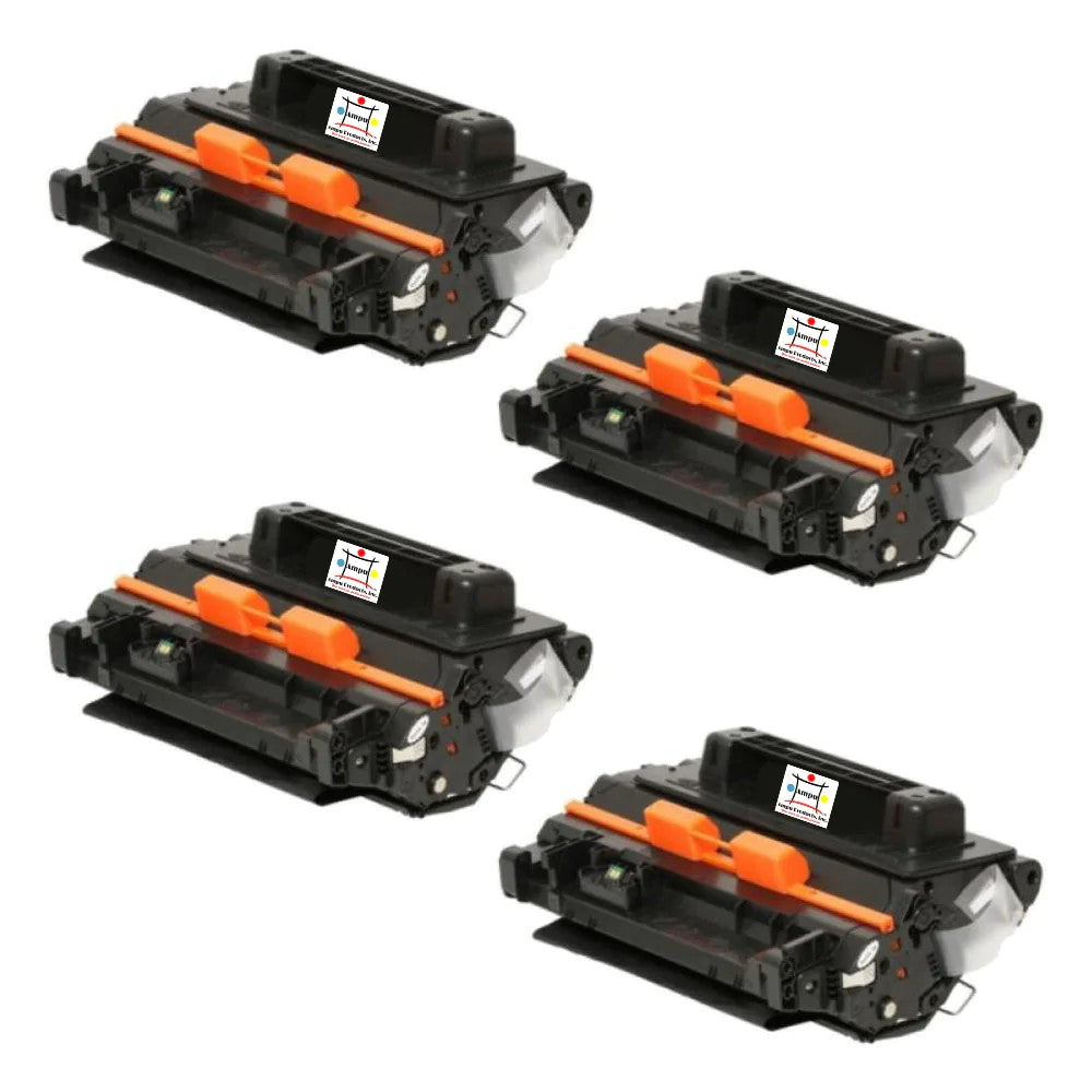 Ampuproducts Compatible Toner Cartridge Replacement For HP CE390A (90A) Black (18K YLD) Jumbo (4-Pack)