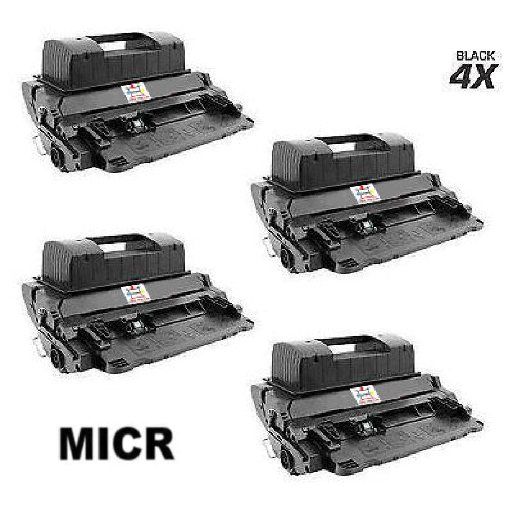 Ampuproducts Compatible Toner Cartridge Replacement For HP CE390X (90X) Black (24K YLD) 4-Pack (W/Micr)