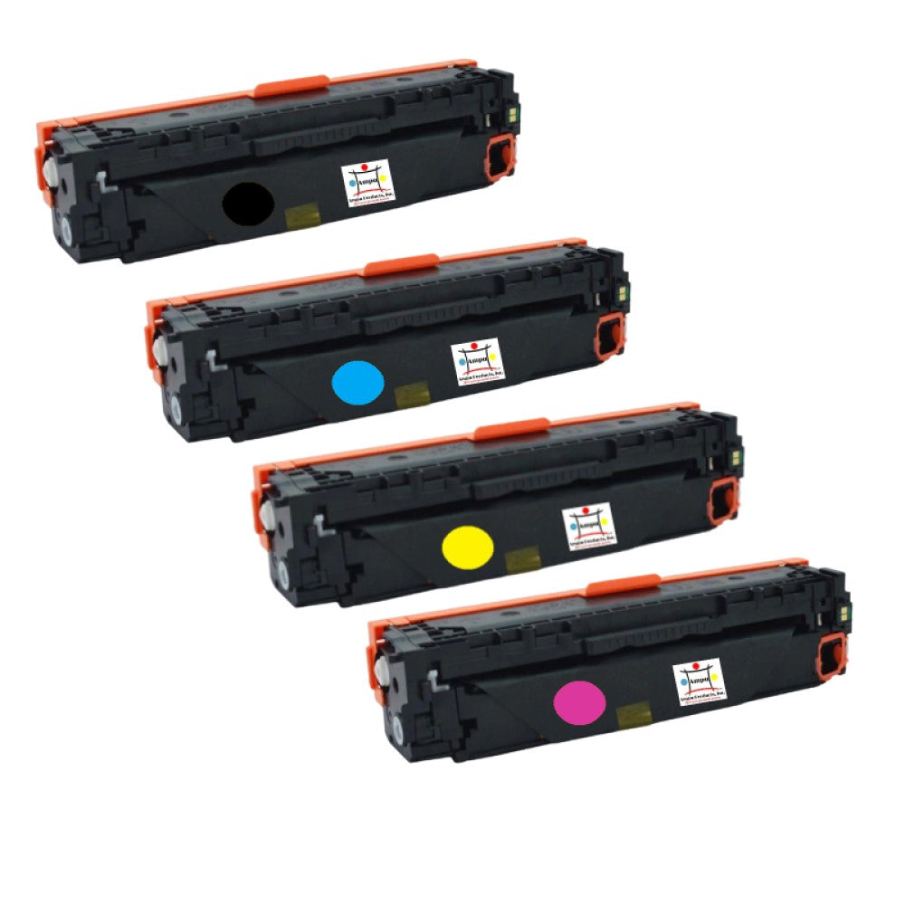 Ampuproducts Compatible Toner Cartridge Replacement For HP CF210A, CF211A, CF212A, CF213A (131A) Black, Cyan, Yellow, Magenta (1.8K YLD) 4-Pack