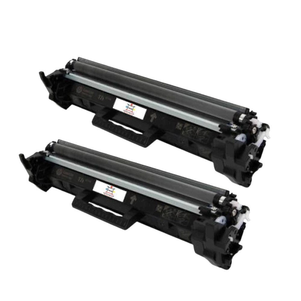 Ampuproducts Compatible Toner Cartridge Replacement for HP CF217A (17A) Black (1.6K YLD) 2-Pack