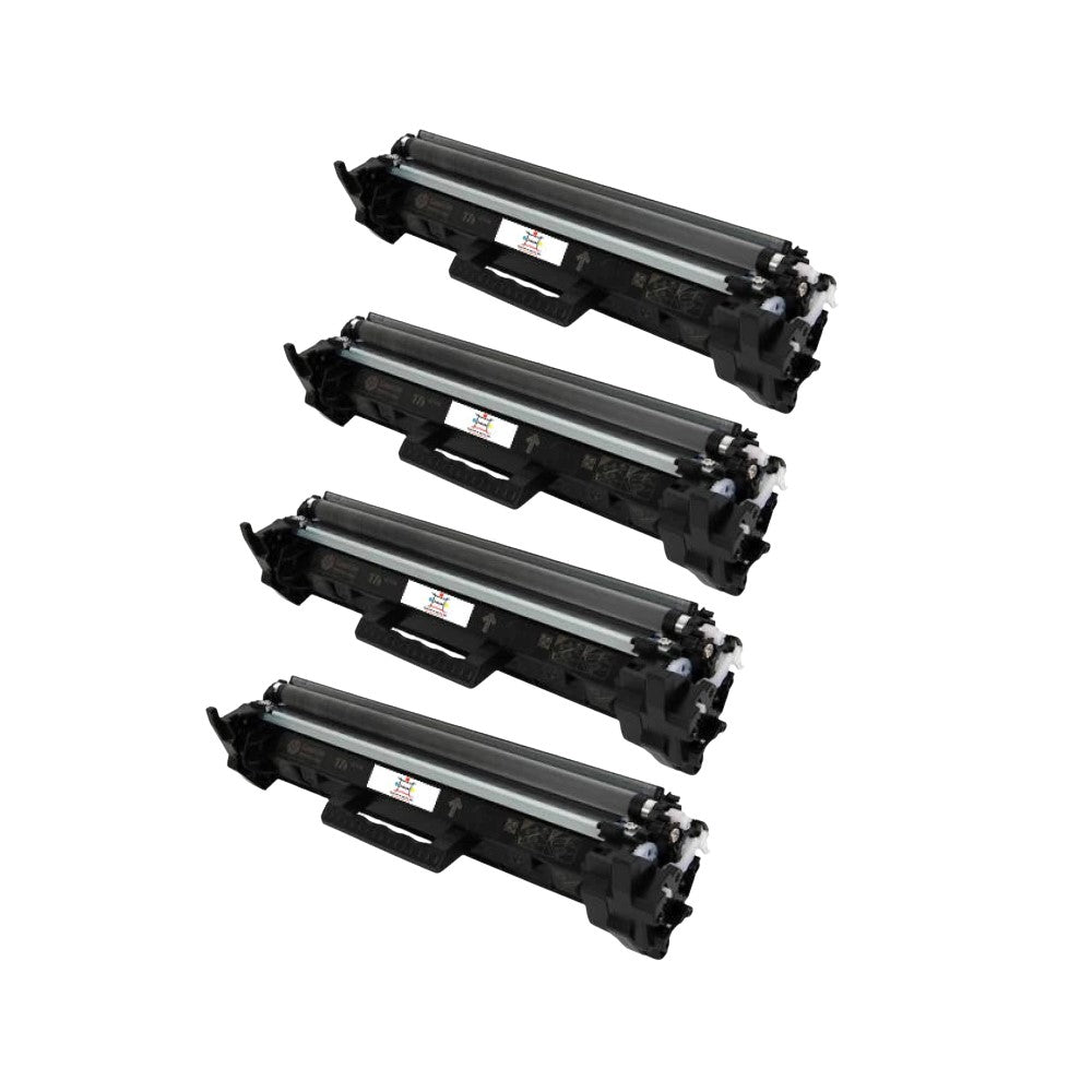 Ampuproducts Compatible Toner Cartridge Replacement for HP CF217A (17A) Black (1.6K YLD) 4-Pack