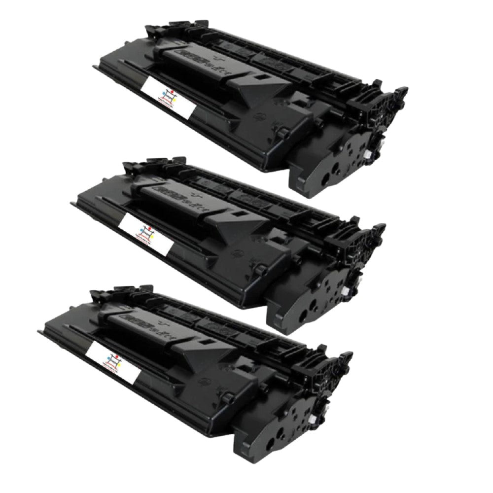 Ampuproducts Compatible Toner Cartridge Replacement for HP CF226XX (26X) Extra High Yield (15K YLD) 3-Pack