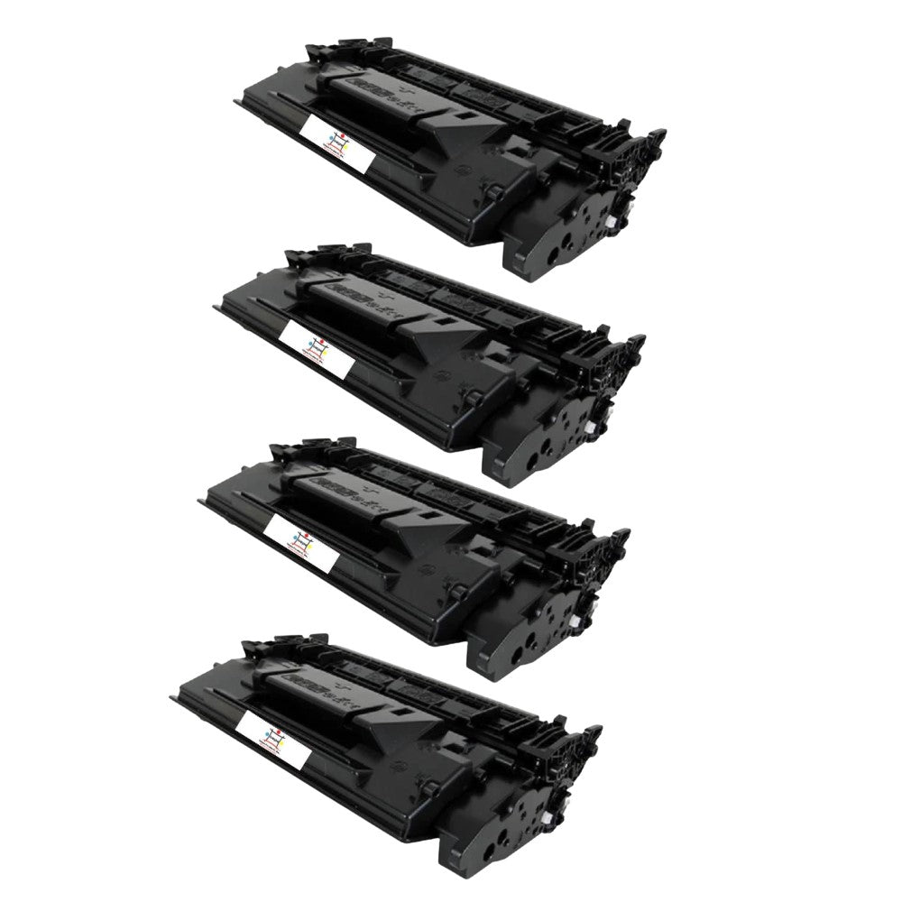 Ampuproducts Compatible Toner Cartridge Replacement for HP CF226XX (26X) Extra High Yield (15K YLD) 4-Pack