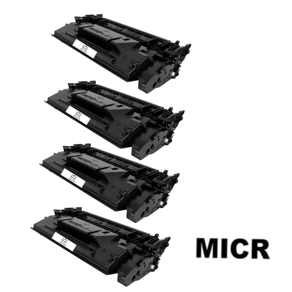 Ampuproducts Compatible Toner Cartridge Replacement for HP CF226X (26X) High Yield Black (9K YLD) 4-Pack (W/Micr)