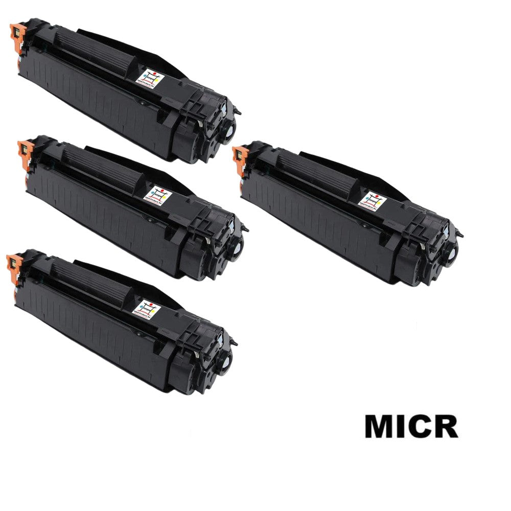 Ampuproducts Compatible Toner Cartridge Replacement for HP CF230A (30A) Black (1.6K YLD) 4-Pack (W/MICR)