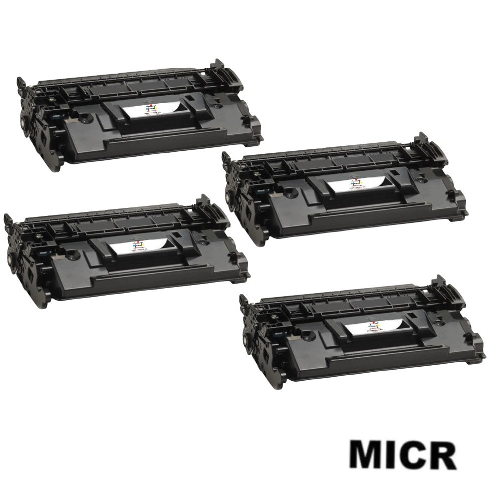 Ampuproducts Compatible Toner Cartridge Replacement For HP CF258A (58A) Black (3K YLD) 4-Pack (W/Micr)
