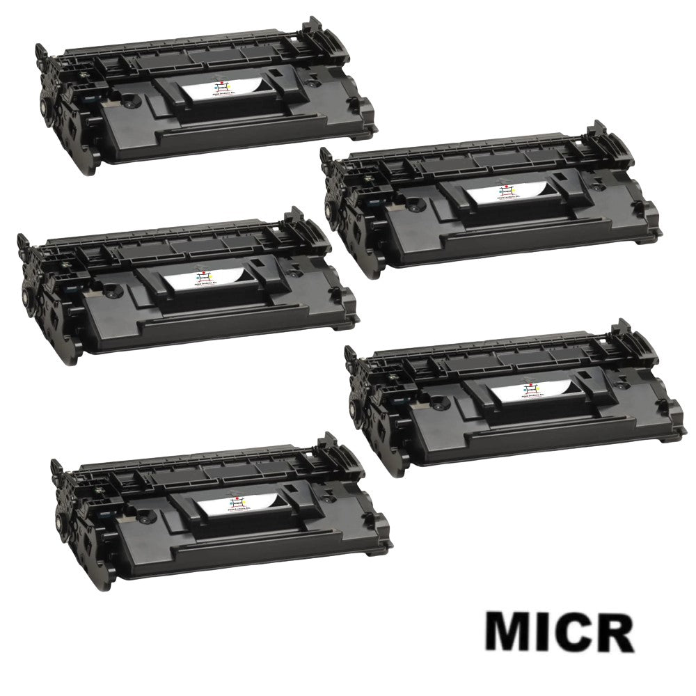Ampuproducts Compatible Toner Cartridge Replacement For HP CF258A (58A) Black (3K YLD) 5-Pack (W/Micr)