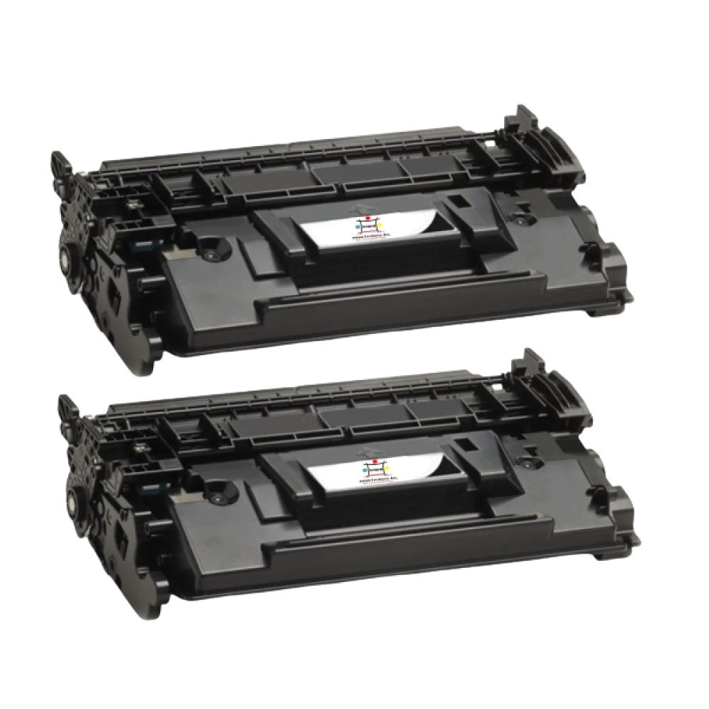 Ampuproducts Compatible Toner Cartridge Replacement For HP CF258A (58A) Black (3K YLD) 2-Pack (W/Chip)