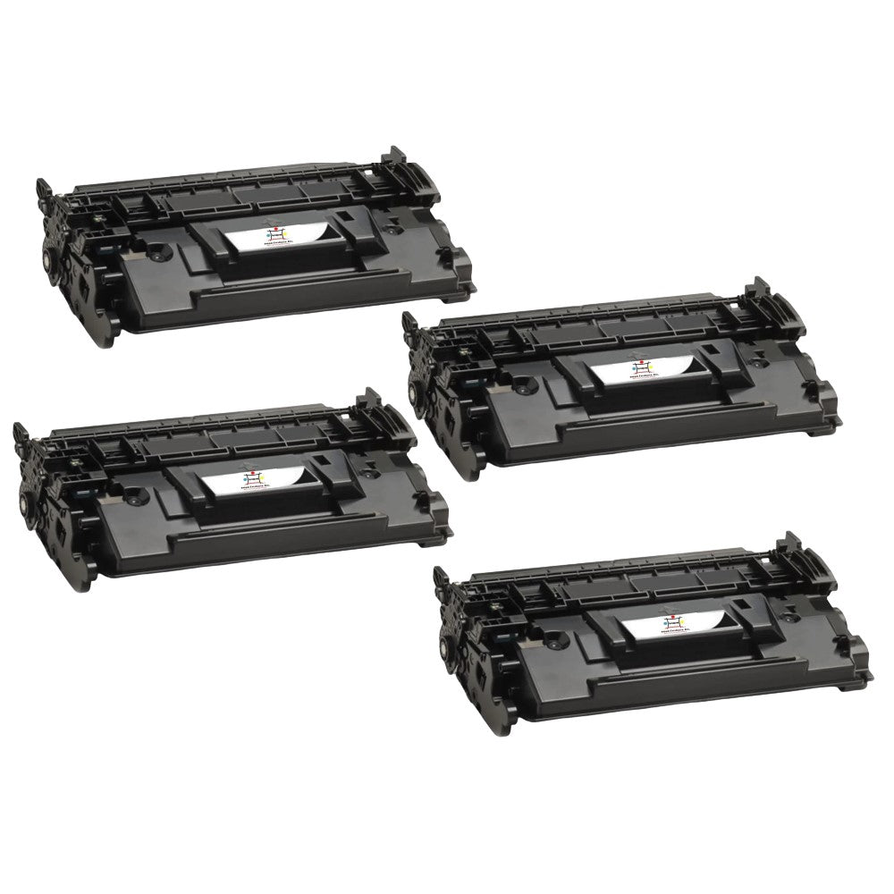 Ampuproducts Compatible Toner Cartridge Replacement For HP CF258A (58A) Black (3K YLD) 4-Pack (W/Chip)