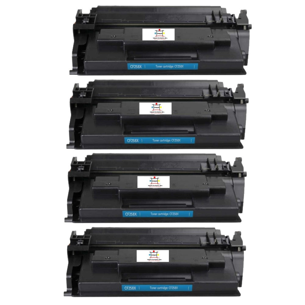 Ampuproducts Compatible Toner Cartridge Replacement For HP CF258X (COMPATIBLE) 4-Pack
