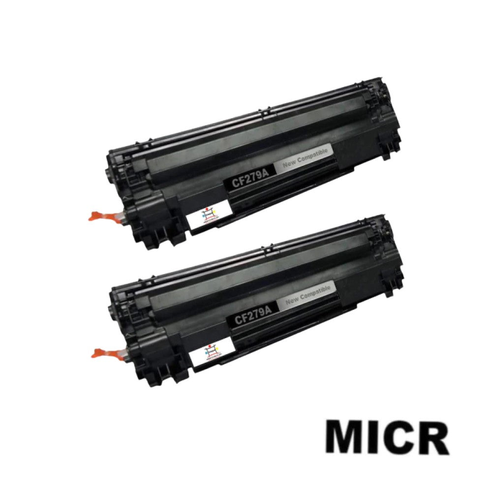 Ampuproducts Compatible Toner Cartridge Replacement for HP CF279A (79A) Black (1K YLD) 2-Pack (W/Micr)