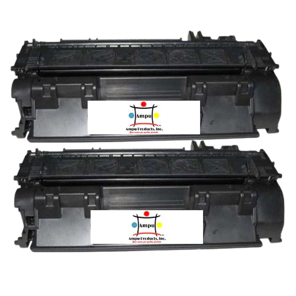 Ampuproducts Compatible Toner Cartridge Replacement For HP CF280A (80A) Black (2.5K YLD) 2-Pack