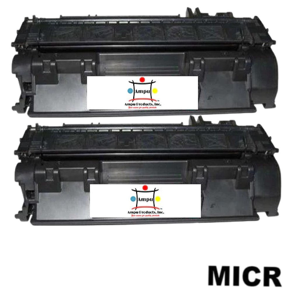 Ampuproducts Compatible Toner Cartridge Replacement for HP CF280A (80A) Black (2.5K YLD) 2-Pack (W/Micr)