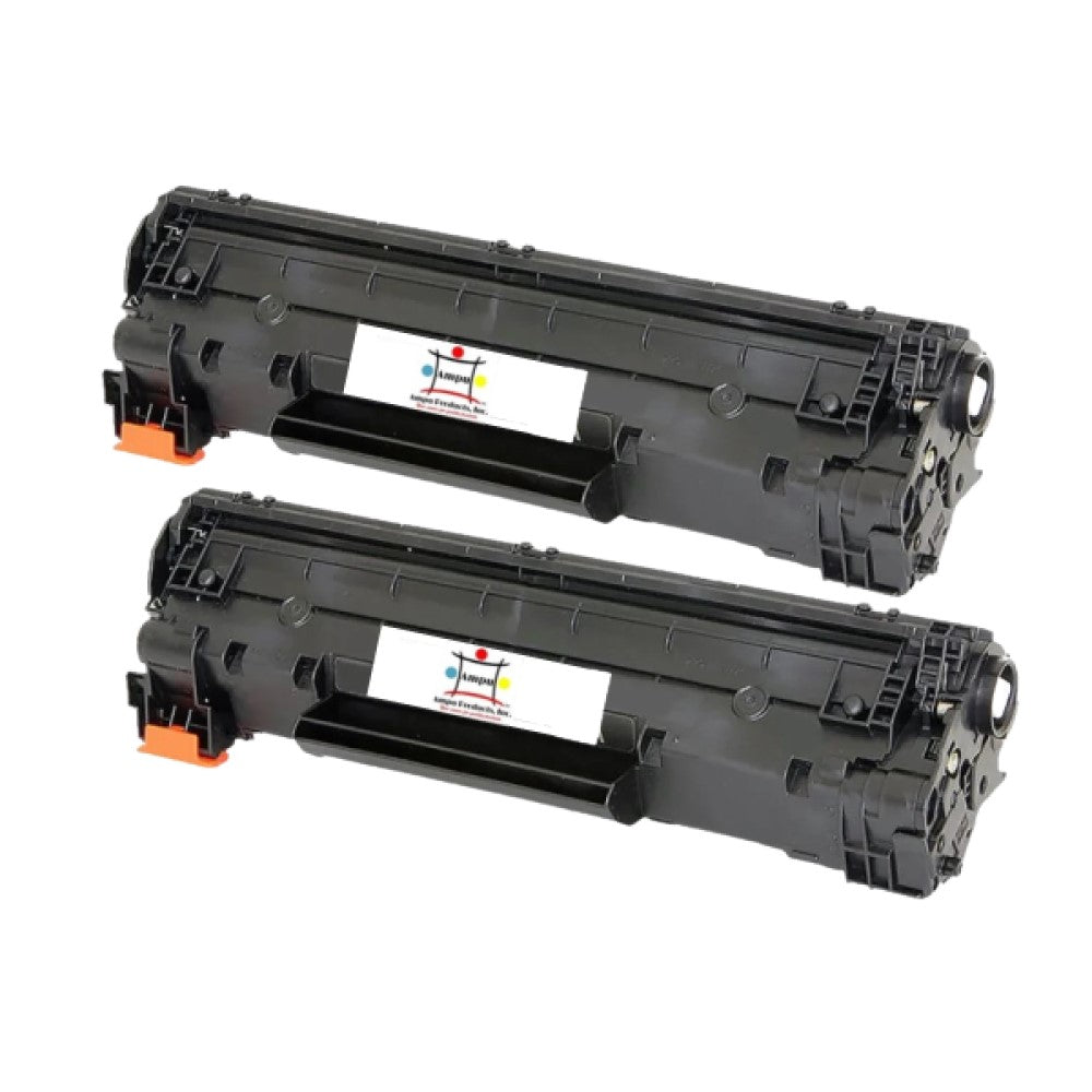 Ampuproducts Compatible Toner Cartridge Replacement for HP CF283A (83A) Black (2.5K YLD) 2-Pack (Jumbo)