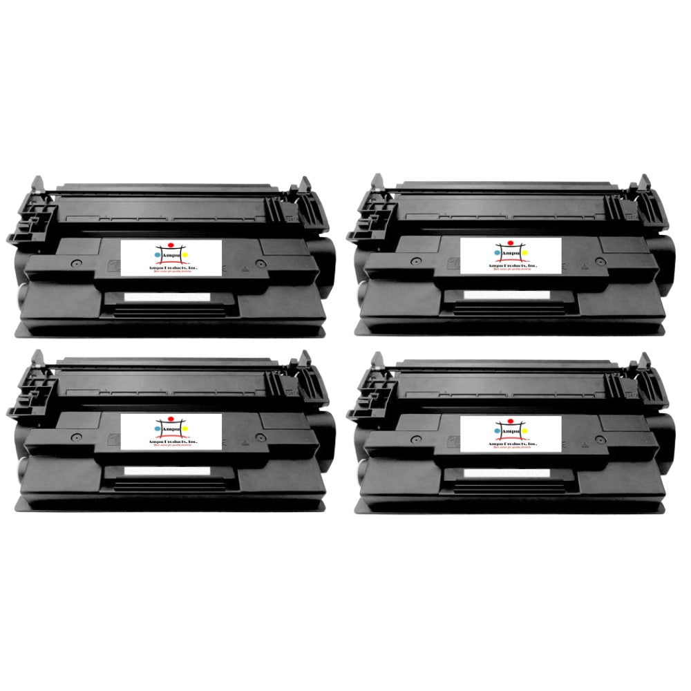 Ampuproducts Compatible Toner Cartridge Replacement For HP CF287A (87A) Black (9K YLD) 4-Pack