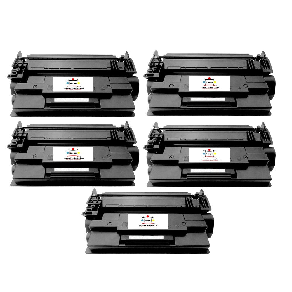 Ampuproducts Compatible Toner Cartridge Replacement For HP CF287A (87A) Black (9K YLD) 5-Pack