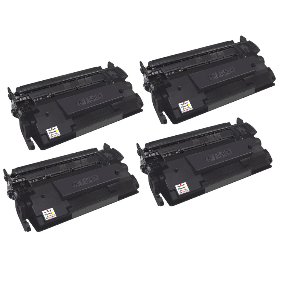 Ampuproducts Compatible Toner Cartridge Replacement For HP CF289X (89X) High Yield Black (10K YLD) 4-Pack (W/New Chip)