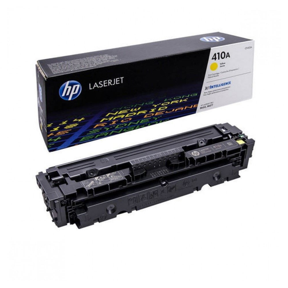 HP 410A Yellow Genuine CF412A Toner Cartridge in Retail Packaging (2.3K YLD)