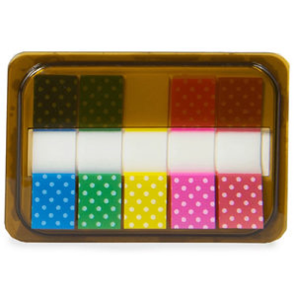 CI140 Mini Sticky Page Markers, Polka Dots