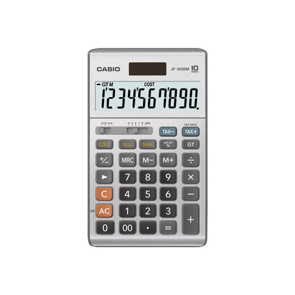 CSOJF100BM CASIO JF100BM 10 DIGIT SEMI-DESKTOP CALCULATOR