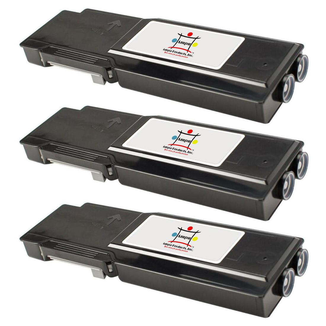Ampuproducts Compatible Toner Cartridge Replacement For DELL 331-8429 (COMPATIBLE) 3 PACK