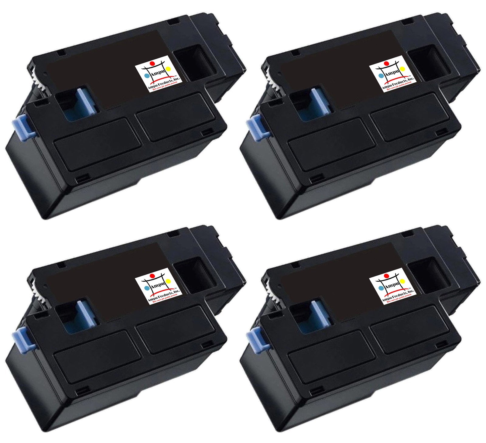Compatible Toner Cartridge Replacement For DELL 332-0399 (4G9HP) Black (1.25K YLD) 4-Pack