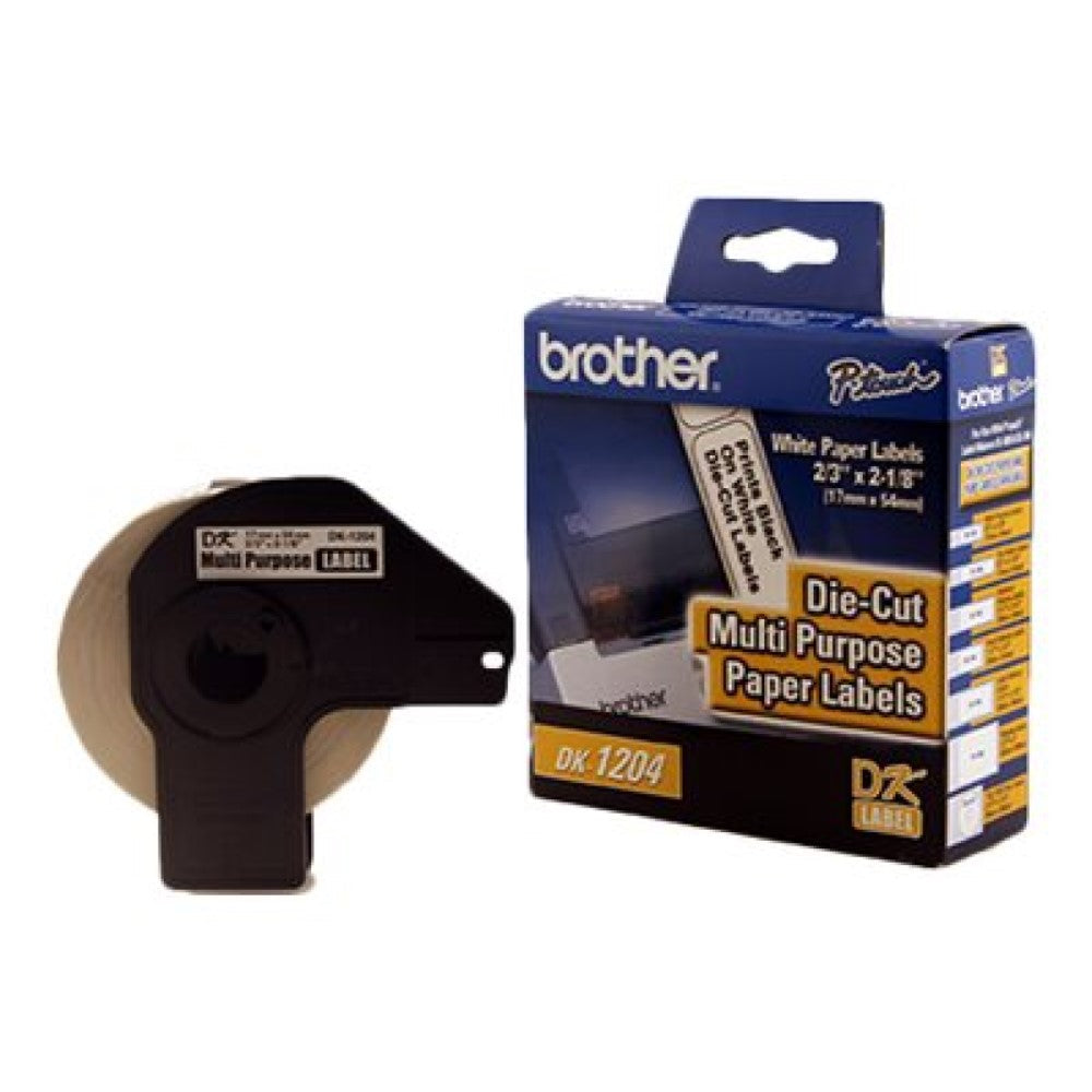 BRTDK1204 BROTHER DK1204 LABELS 400pk MULTI-PURPOSE - 400 page yield