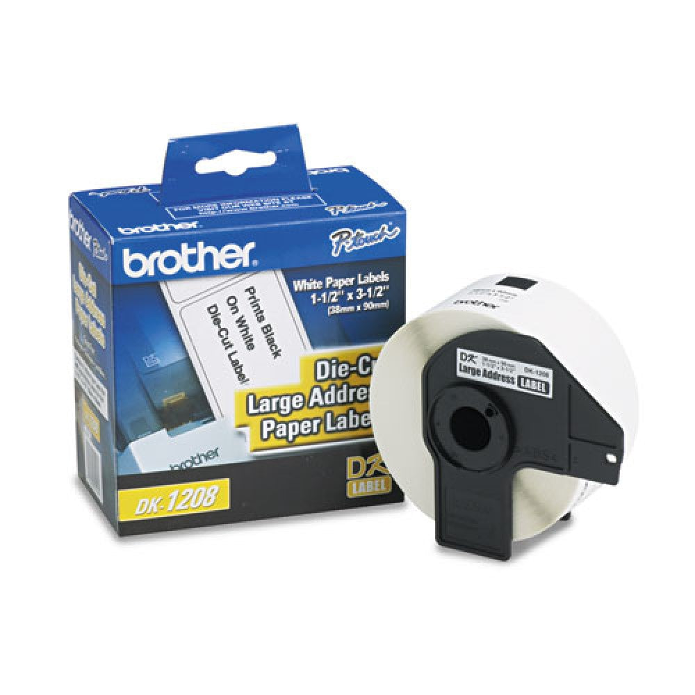 BRTDK1208 BROTHER DK1208 LABELS 400pk LARGE ADDRESS - 400 page yield