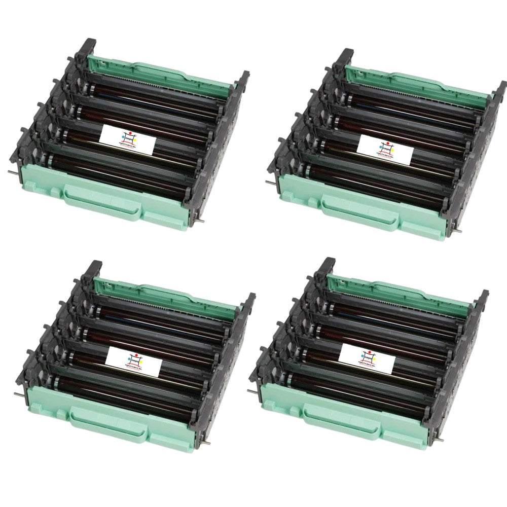 Ampuproducts Compatible Drum Unit Replacement for BROTHER DR310CL (DR-310CL) Black and Colors (50K YLD) 4-Pack