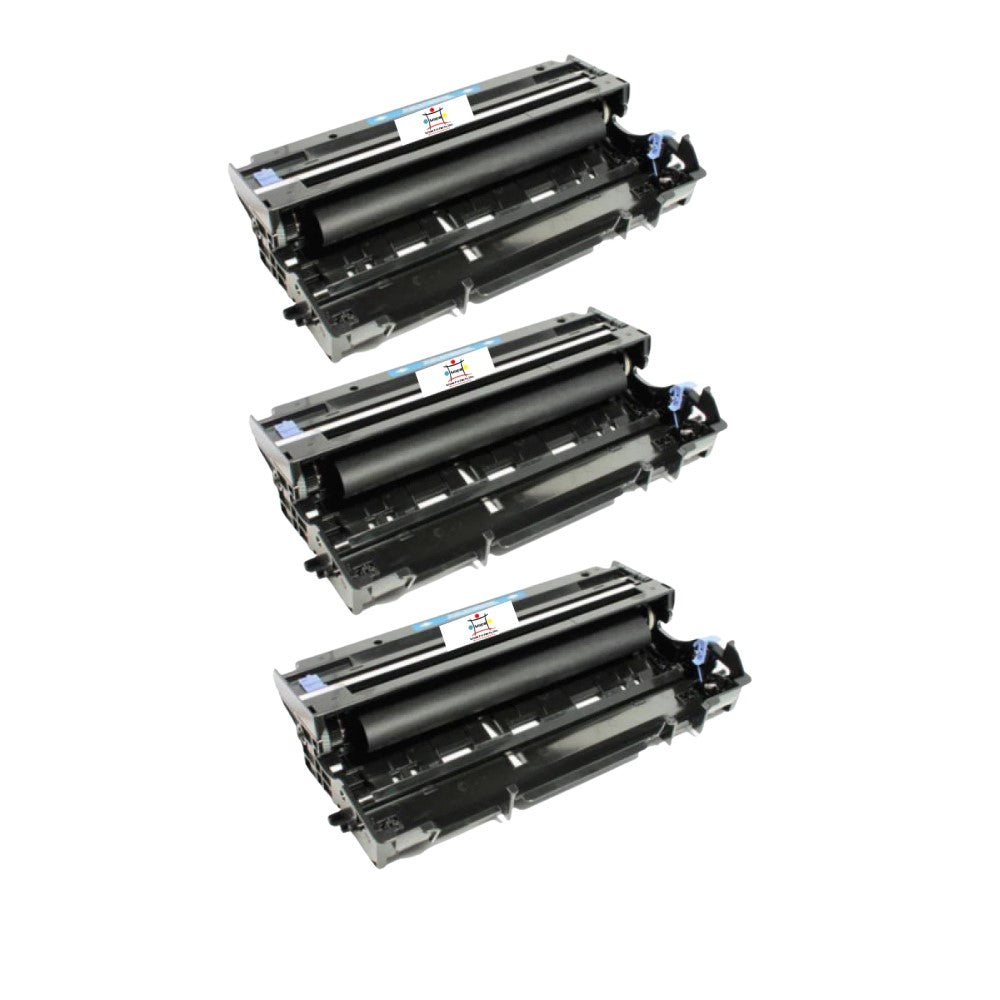 Ampuproducts Compatible Drum Unit Replacement for BROTHER DR500 (DR-500) Black (3-Pack)