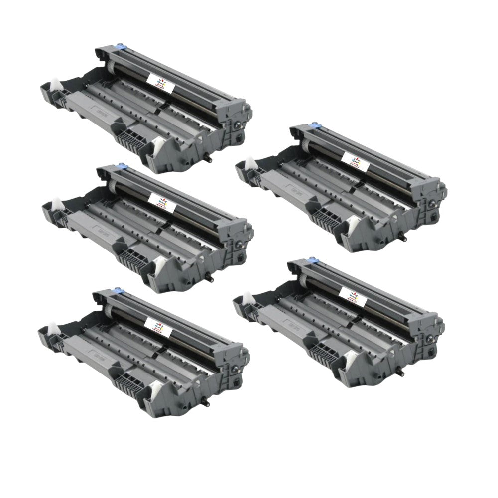 Ampuproducts Compatible Drum Unit Replacement for BROTHER DR520 (DR-520) Black (5-Pack)