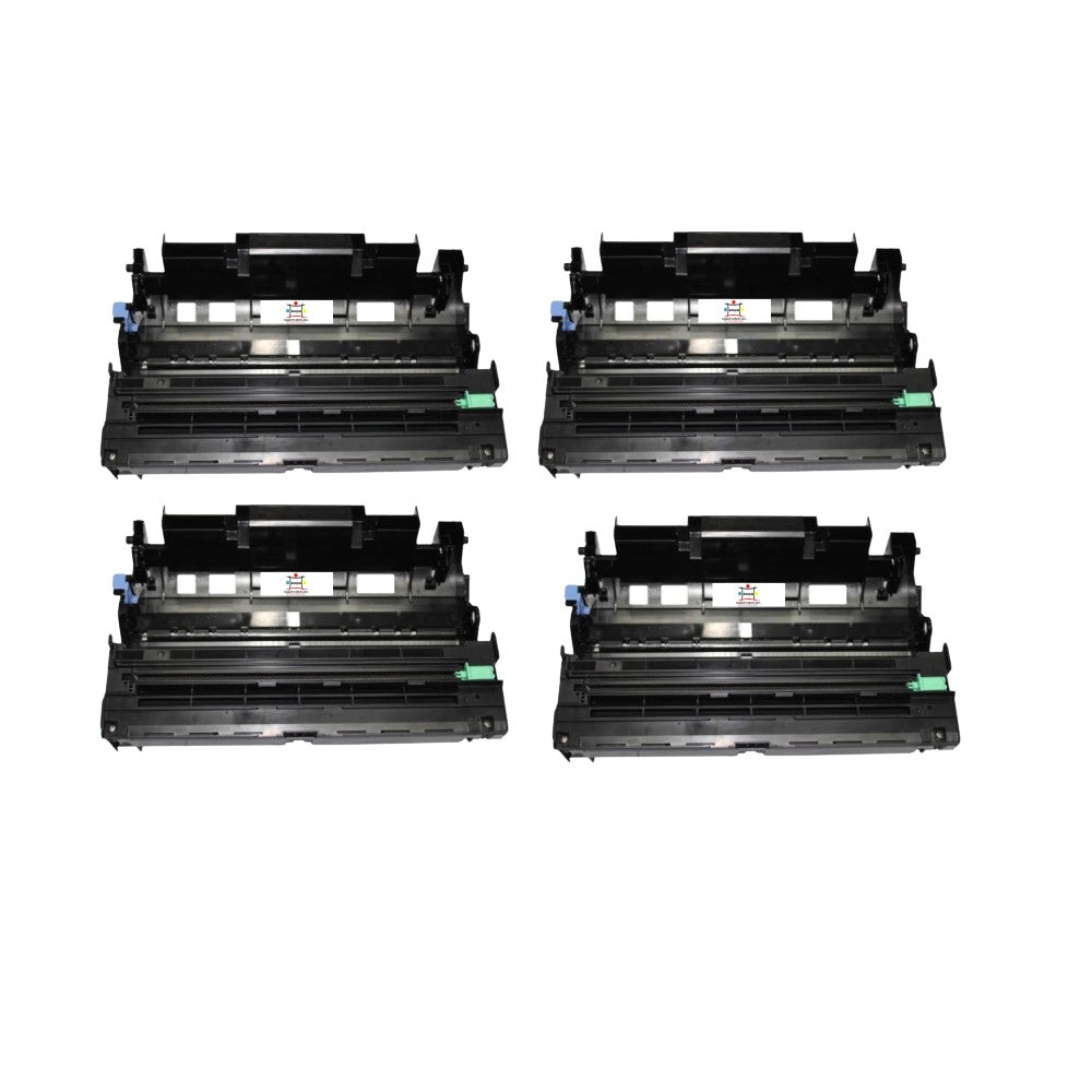 Ampuproducts Compatible Drum Unit Replacement for BROTHER DR720 (DR-720) Black (4-Pack)