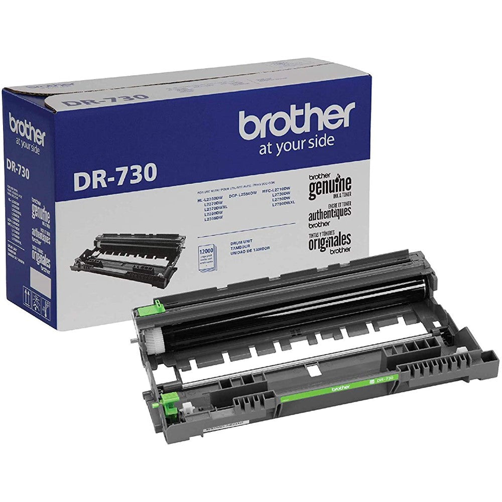 Brother DR730 Black Genuine DR-730 Drum Unit in Retail Packaging (12K YLD)