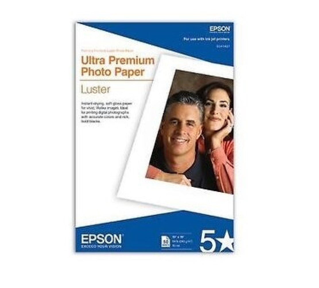 EPSS041407 Epson Ultra Premium Luster Photo Paper - Glossy - Super B (13 in x 19 in) 50 sheet(s) photo paper - for Stylus Pro 38XX; Stylus Photo R2000